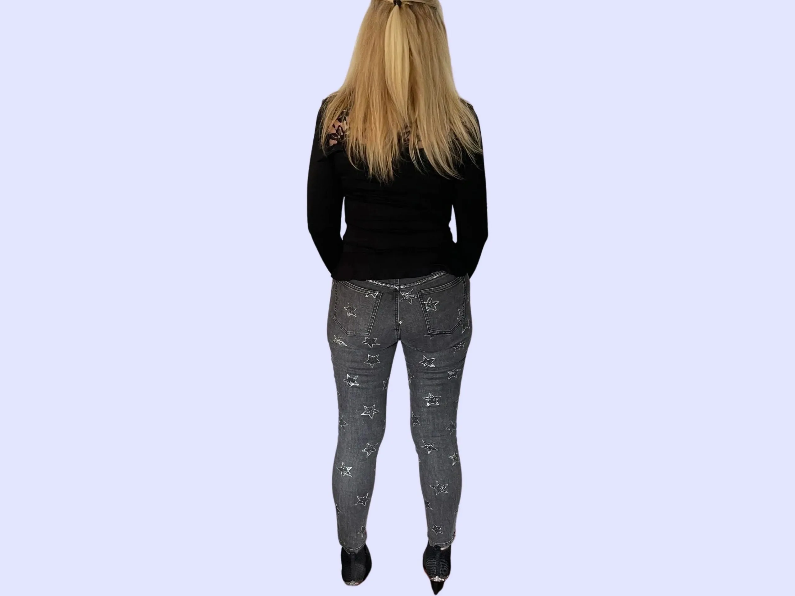 I'm a Star Jean witch y Halloween Jeans Starry Night Shine In the Night Shine Bright Woman Party Perfect