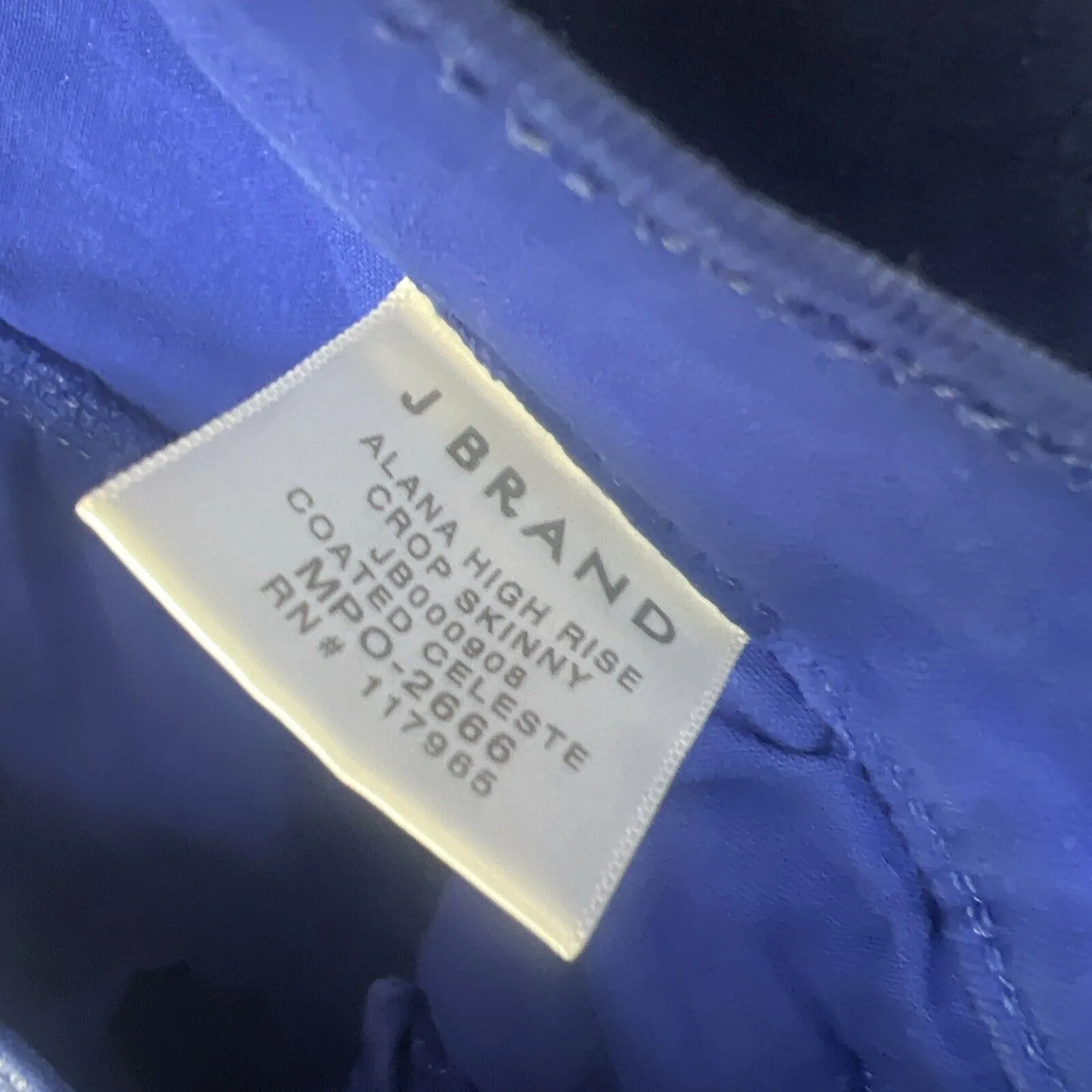 J. Brand Womens Blue Stretch Jeans Size 30