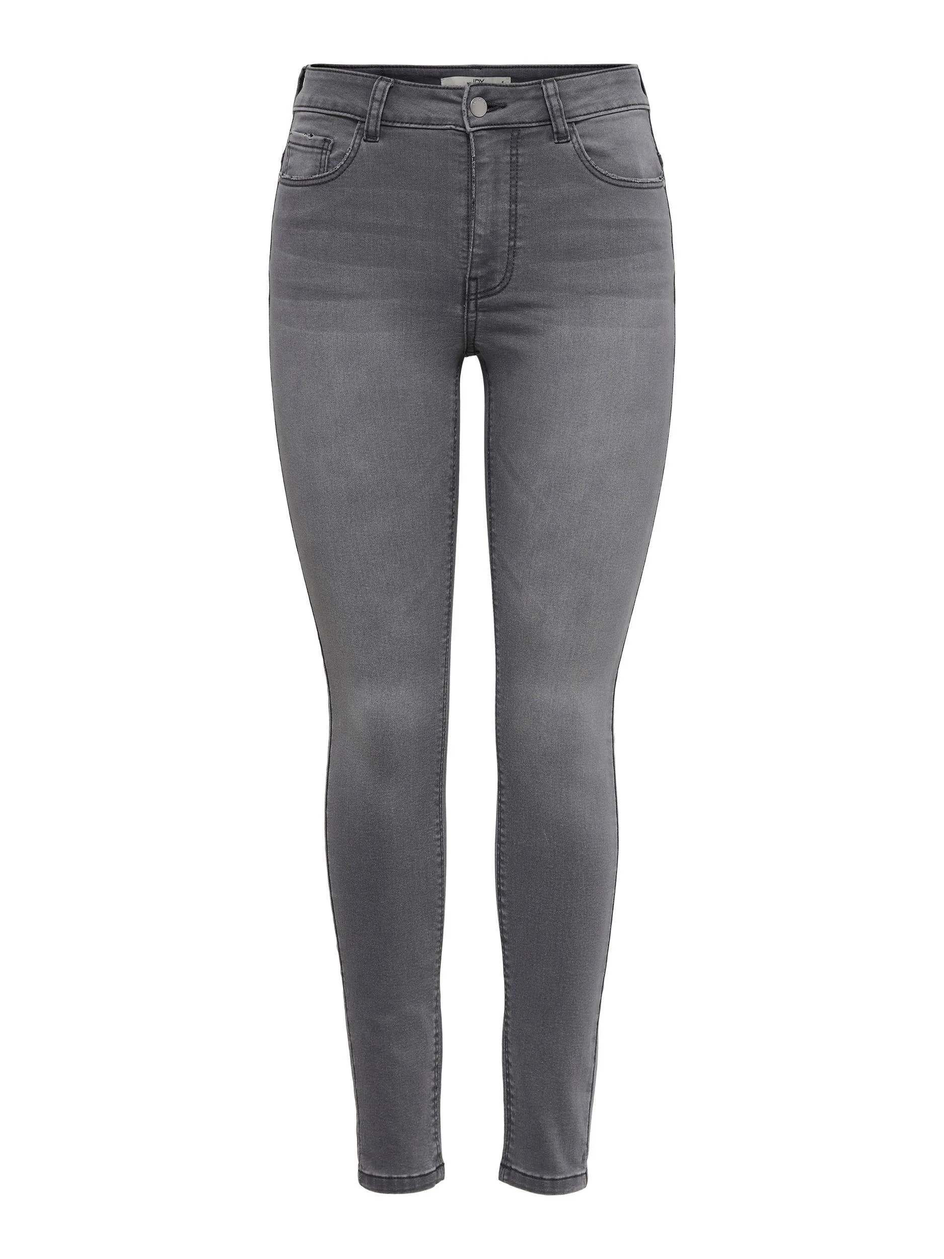JDY Newnikki Regular Waist Skinny Jeans -LIGHT GREY