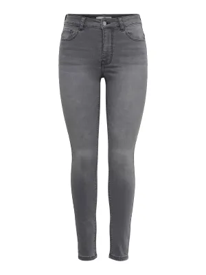 JDY Newnikki Regular Waist Skinny Jeans -LIGHT GREY