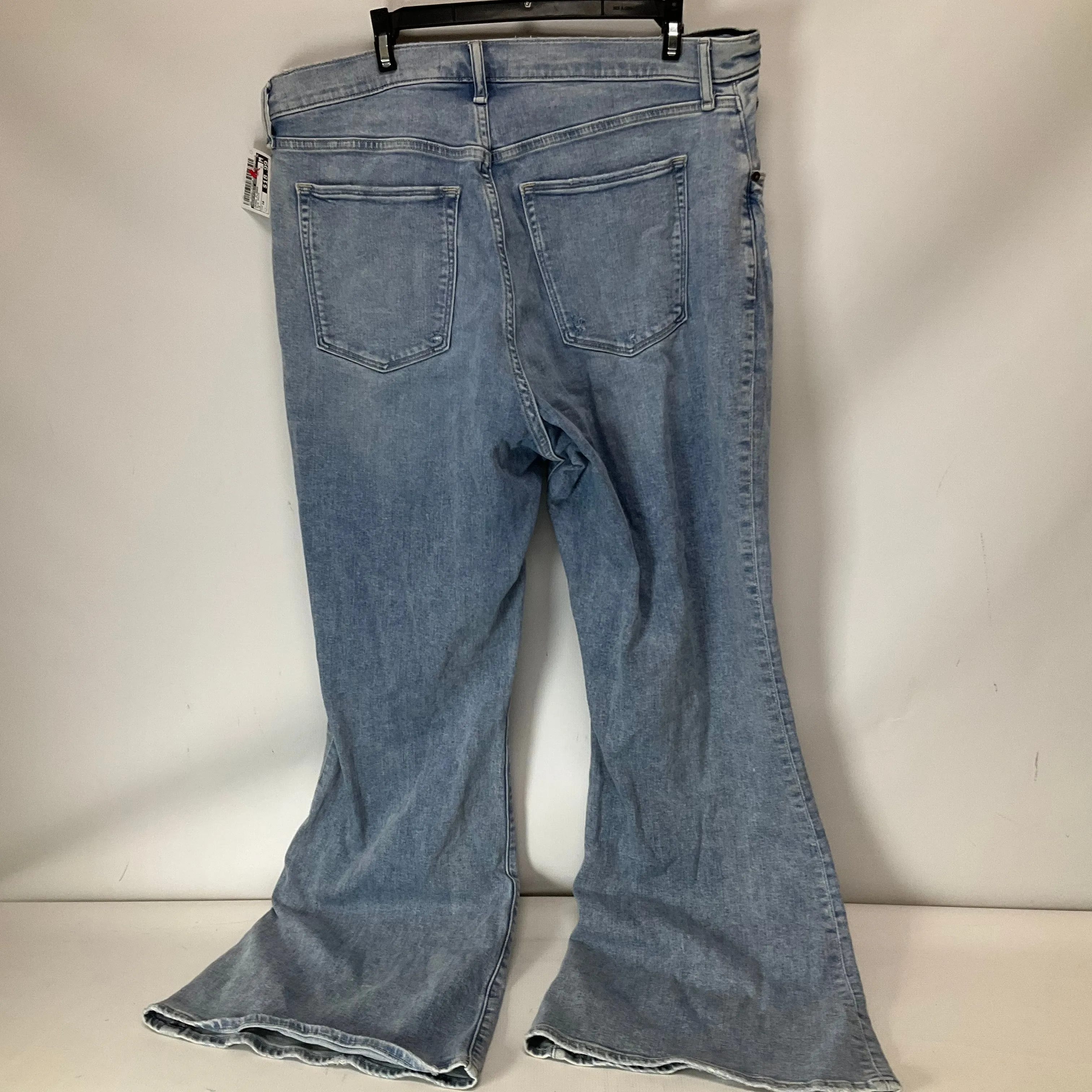 Jeans Flared By Abercrombie And Fitch In Blue Denim, Size: 18