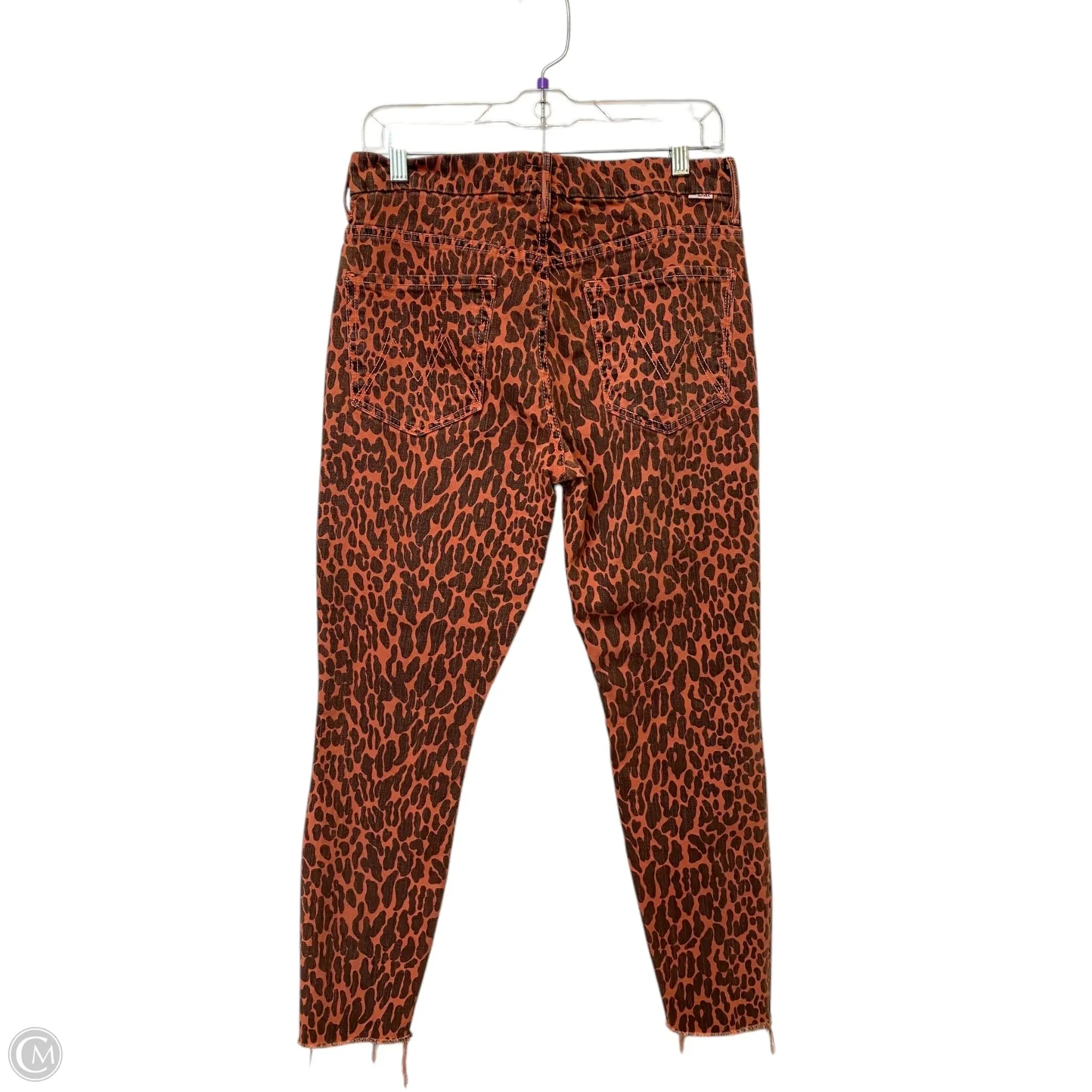 Jeans Skinny By Mother In Animal Print, Size: S