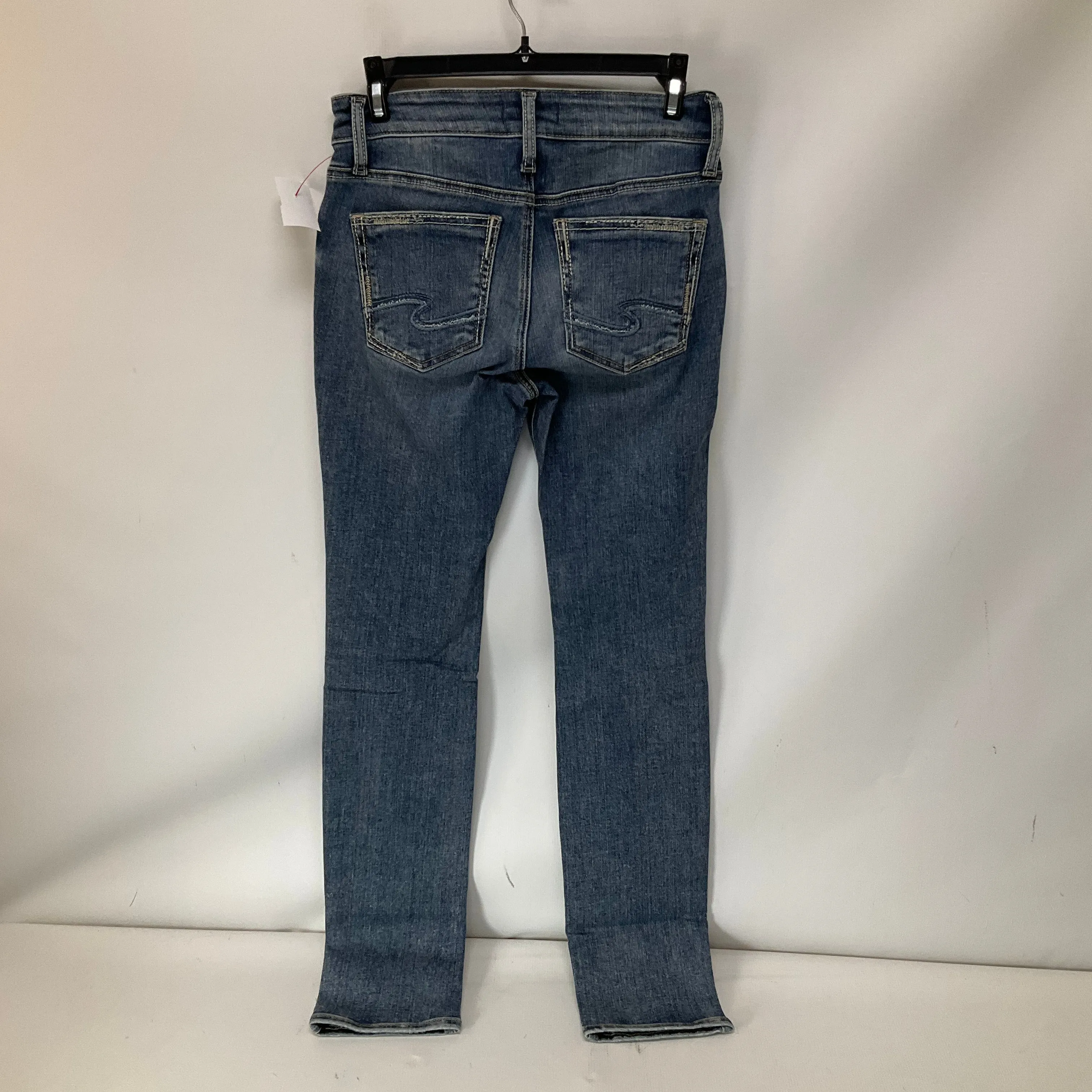 Jeans Skinny By Silver In Blue Denim, Size: 2