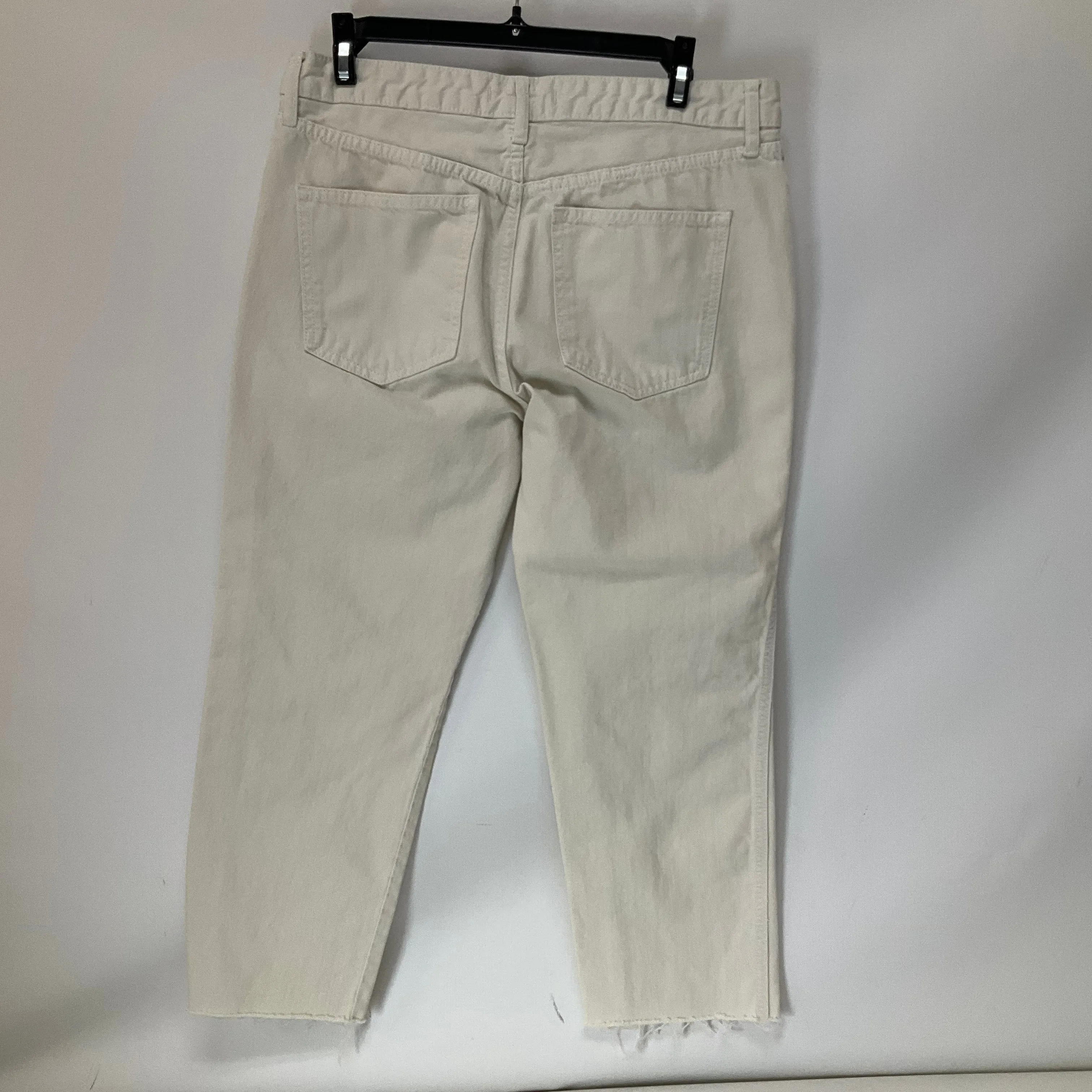 Jeans Skinny By We The Free In Cream Denim, Size: 6