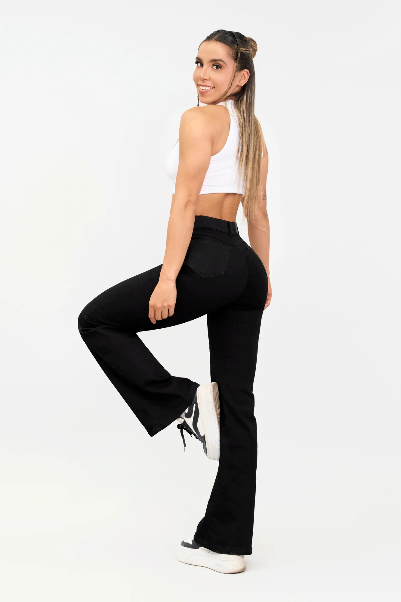 JEANS SUPER STRETCH NEGRO 01404CC-DO02