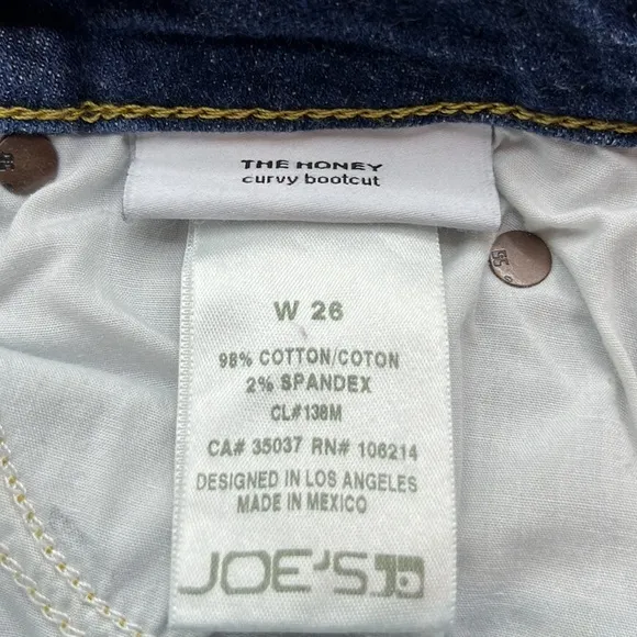 Joes Jeans The Honey Curvy Bootcut Size 26