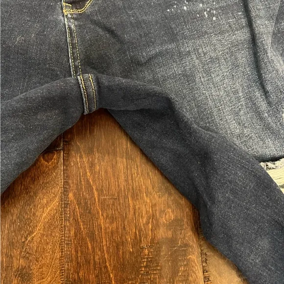 Judy Blue Boyfriend Fit Dark Wash Distressed Jeans Size 24W