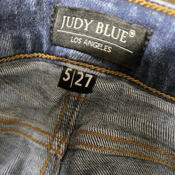 Judy Blue Jeans Women's Skinny Fit Dark Wash High Rise Denim Stretch Sz5/27