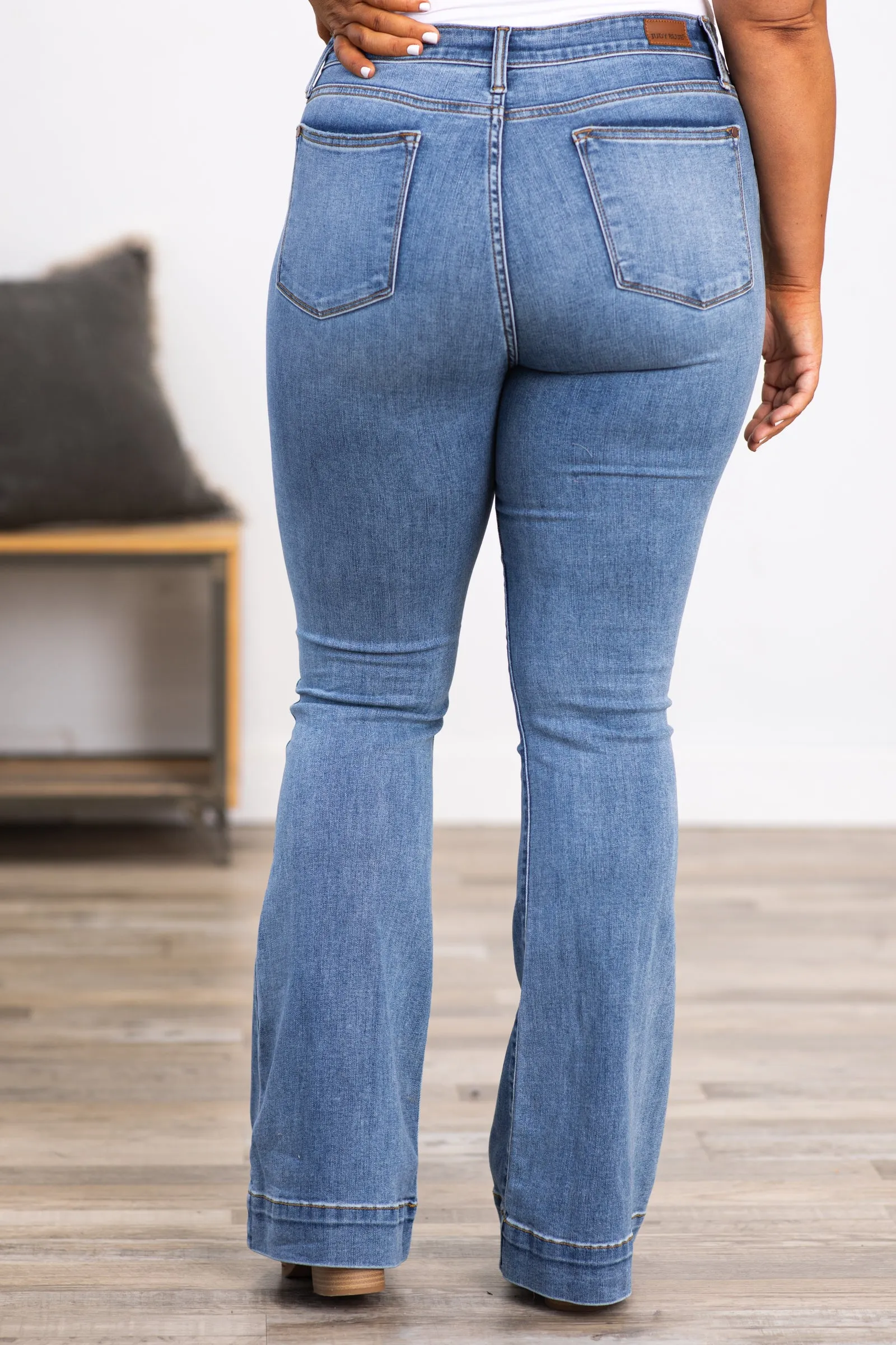 Judy Blue Trouser Flare Jeans