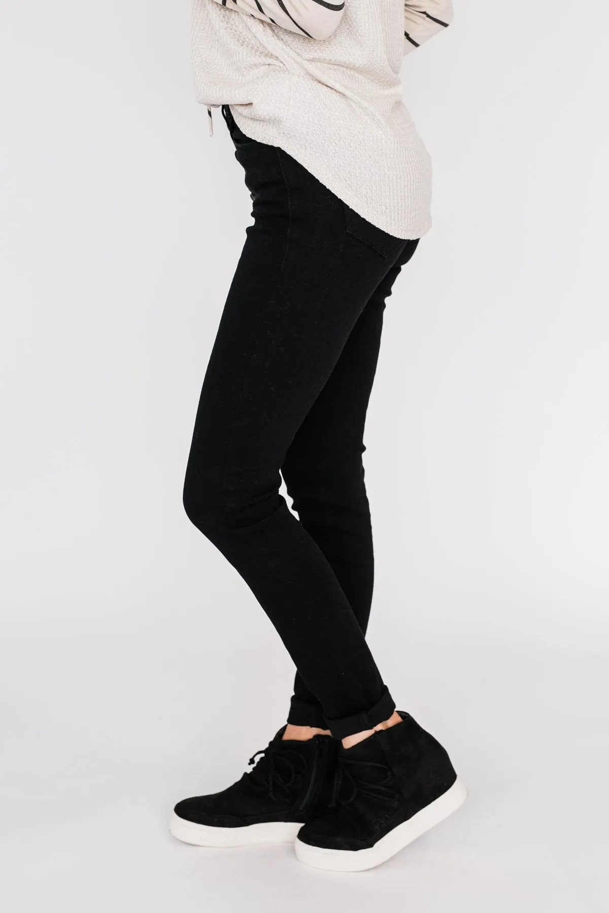 KanCan Button Fly Jeans- Hope Wash