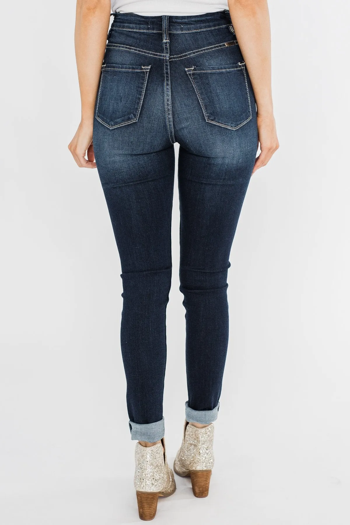 KanCan Non-Distressed Jeggings- Ashley Wash
