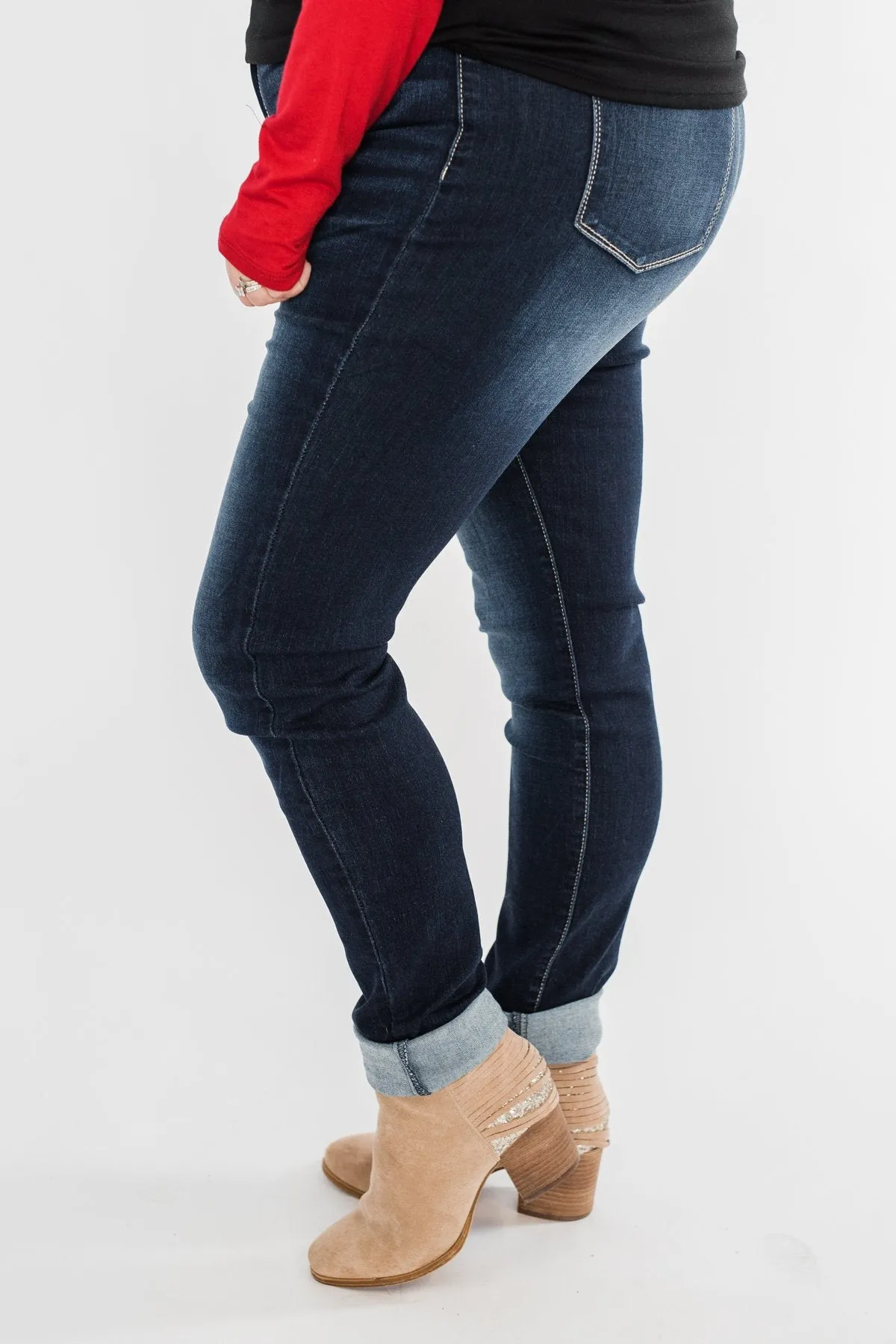 KanCan Non-Distressed Jeggings- Ashley Wash