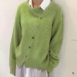Karina – Cardigan à fermeture asymétrique