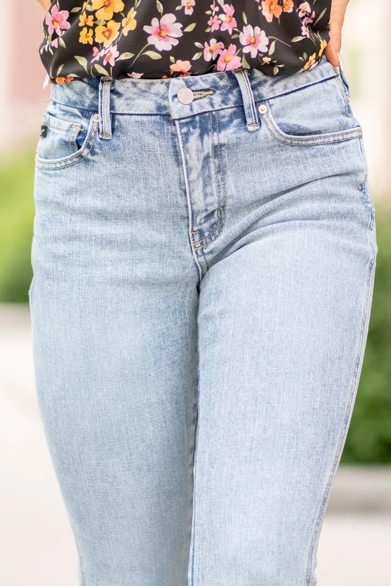 Kayla High Rise Cropped Flare
