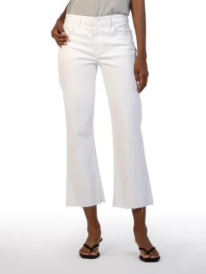 Kelsey High Rise Ankle Flare Jean - Optic