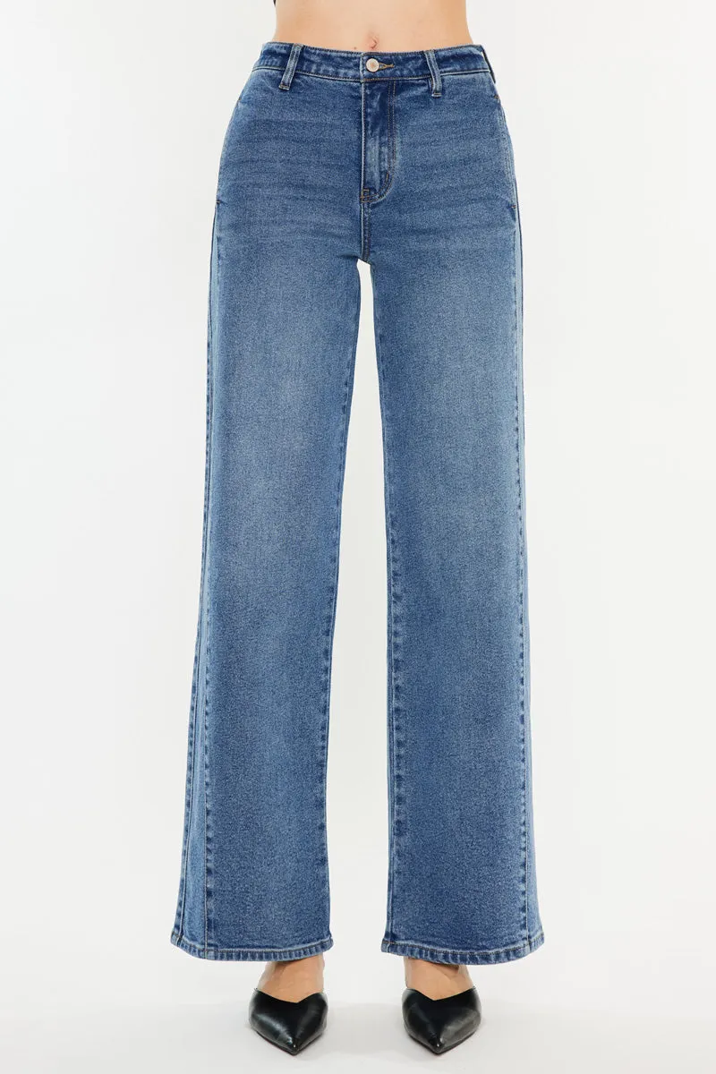 Kenya High Rise Wide Leg Flare