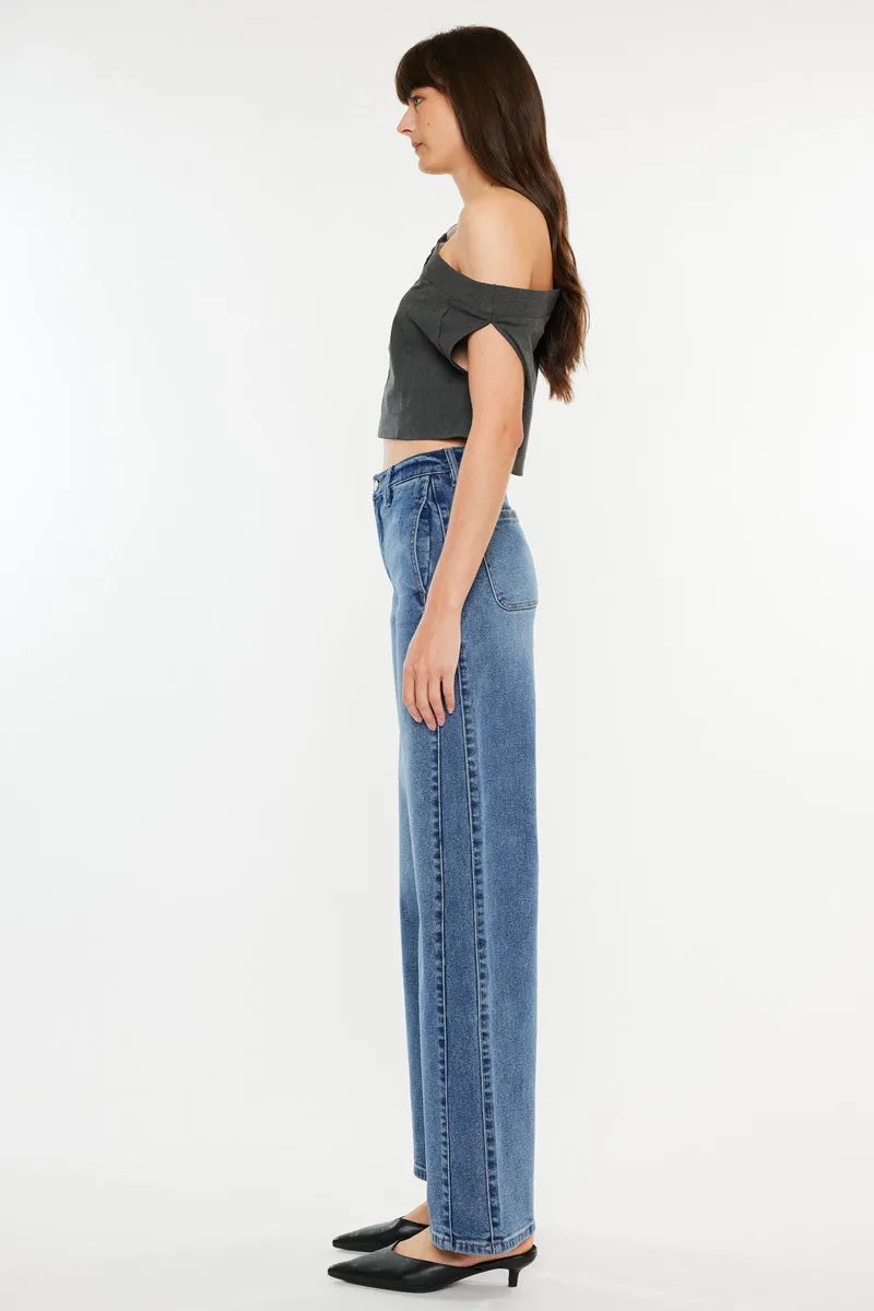 Kenya High Rise Wide Leg Flare