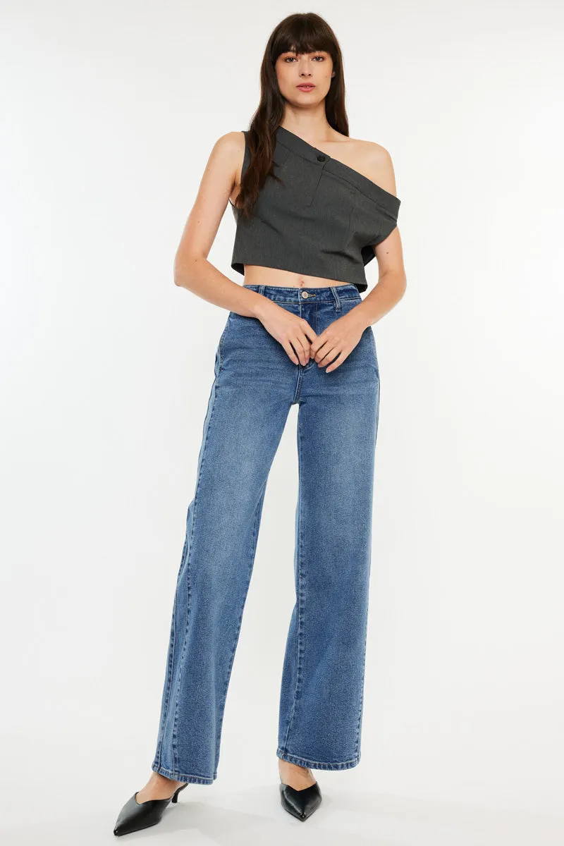Kenya High Rise Wide Leg Flare
