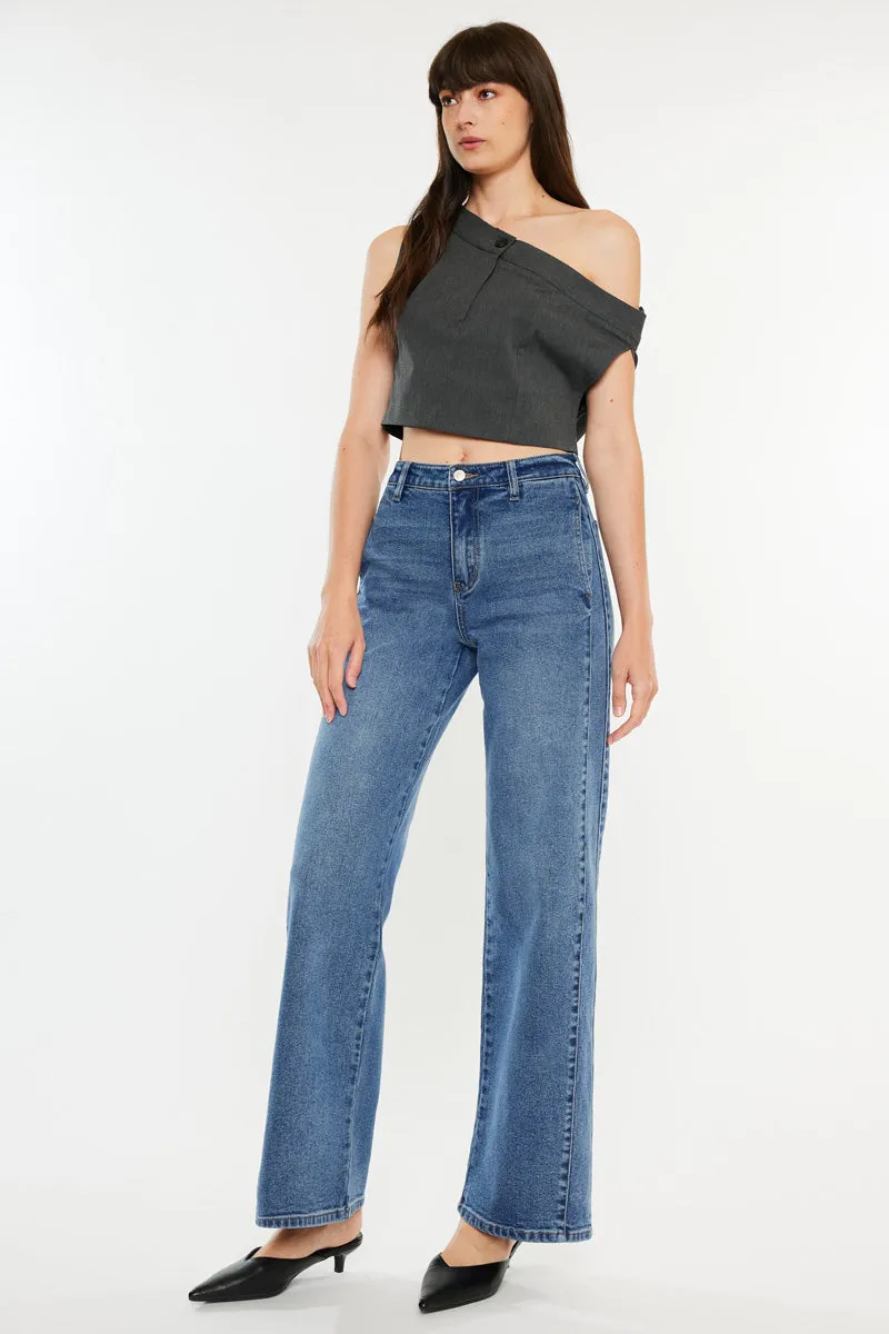Kenya High Rise Wide Leg Flare