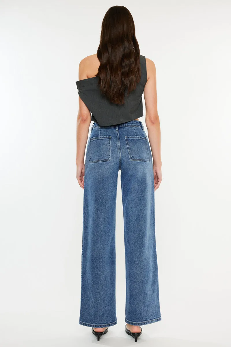 Kenya High Rise Wide Leg Flare