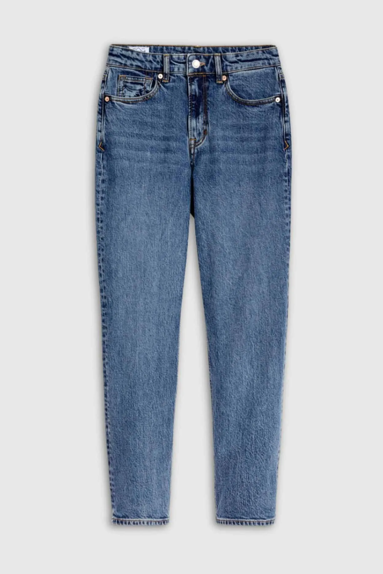 KINGS OF INDIGO Caroline Cropped Stretch eco xavier blue marble