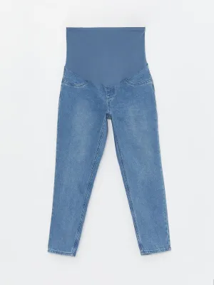 Lcw Abdominal Paneled Mom Fit Maternity Jean Trousers