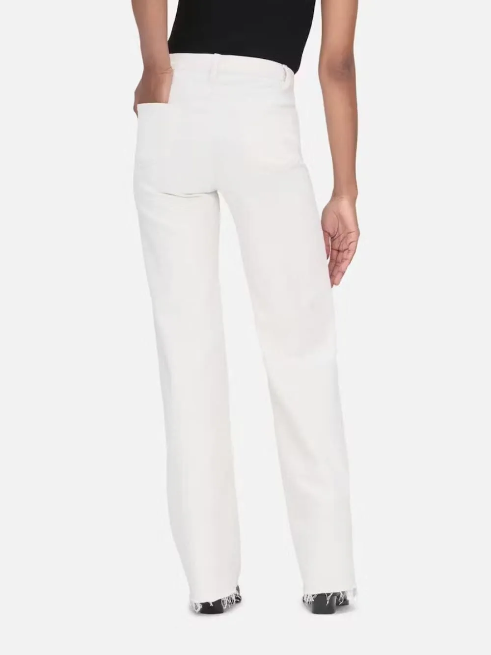 Le Jane Wide Leg Fray