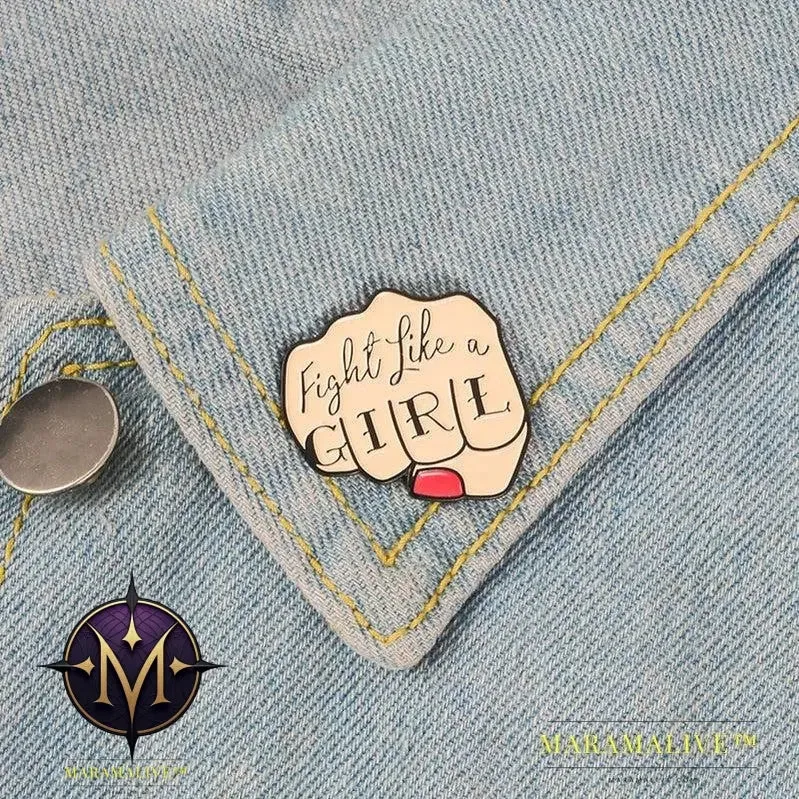 Letters Pins Fashion Brooches