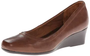 LifeStride Women's Groovy Wedge Pump, darktan, 6 M US