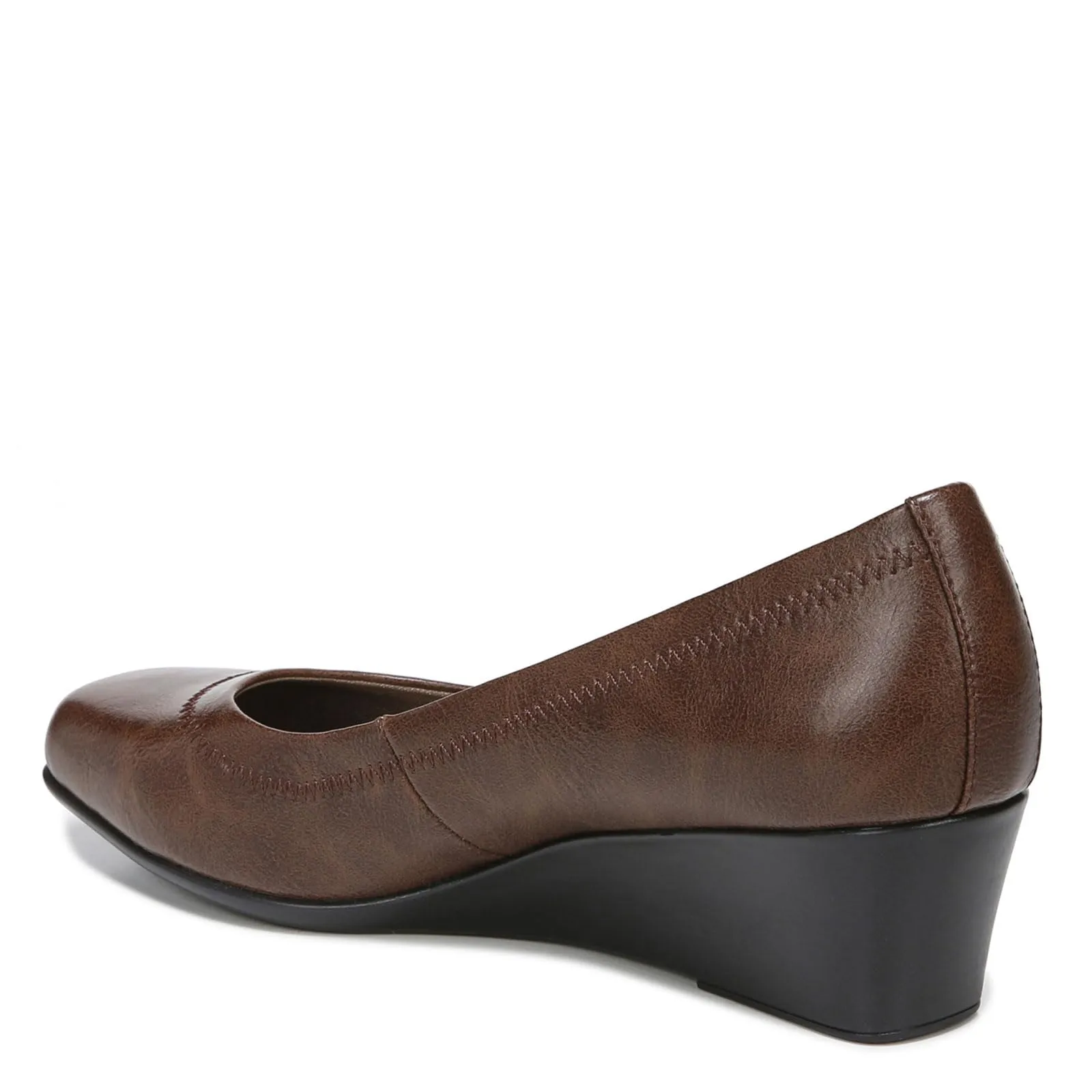 LifeStride Women's Groovy Wedge Pump, darktan, 6 M US