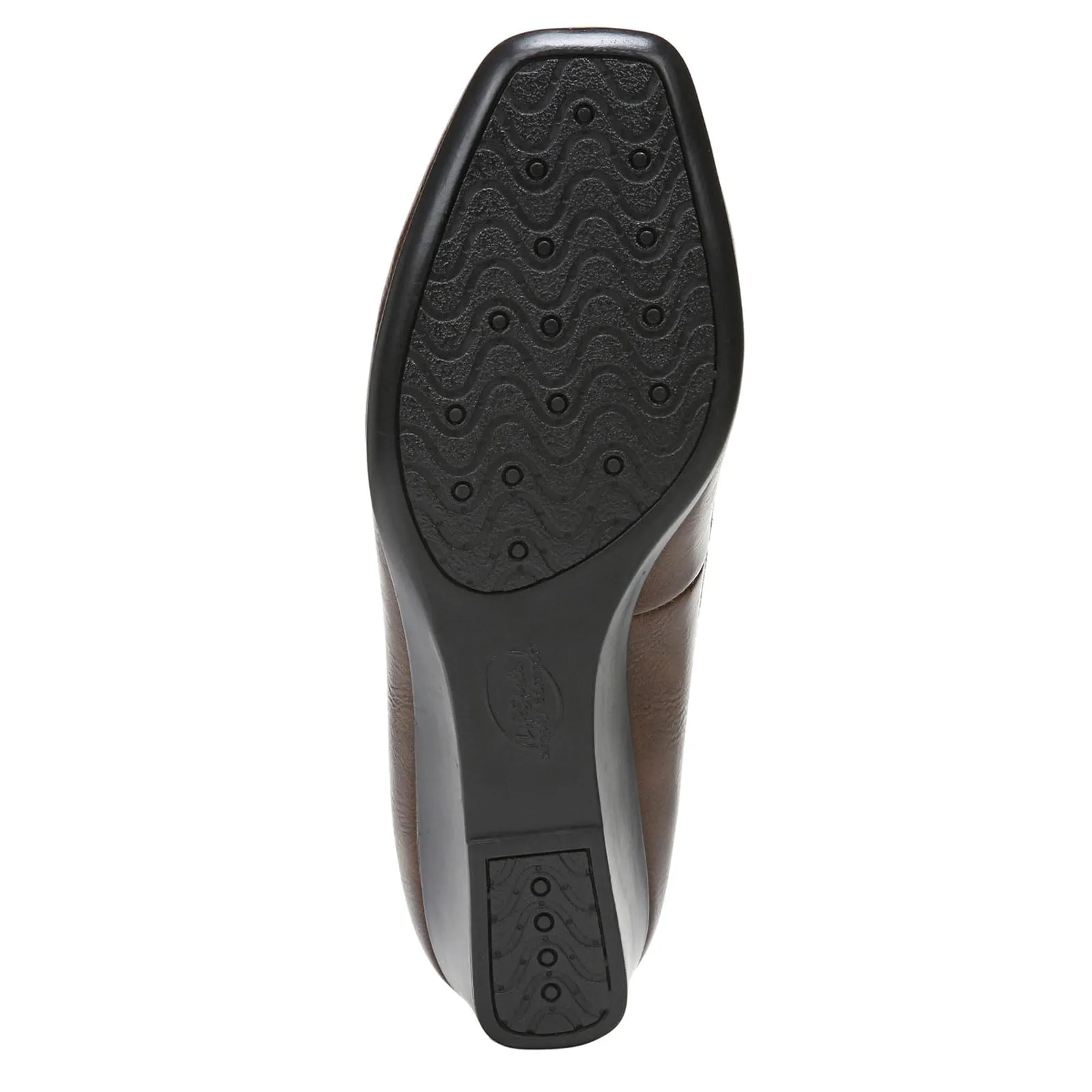 LifeStride Women's Groovy Wedge Pump, darktan, 7 M US