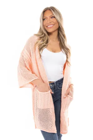Look For The Rainbow Women's Open Knit Layering Cardigan * Final Sale*
