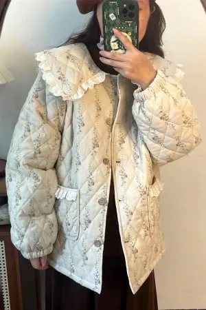 Loose Retro Doll Collar Style Jacket