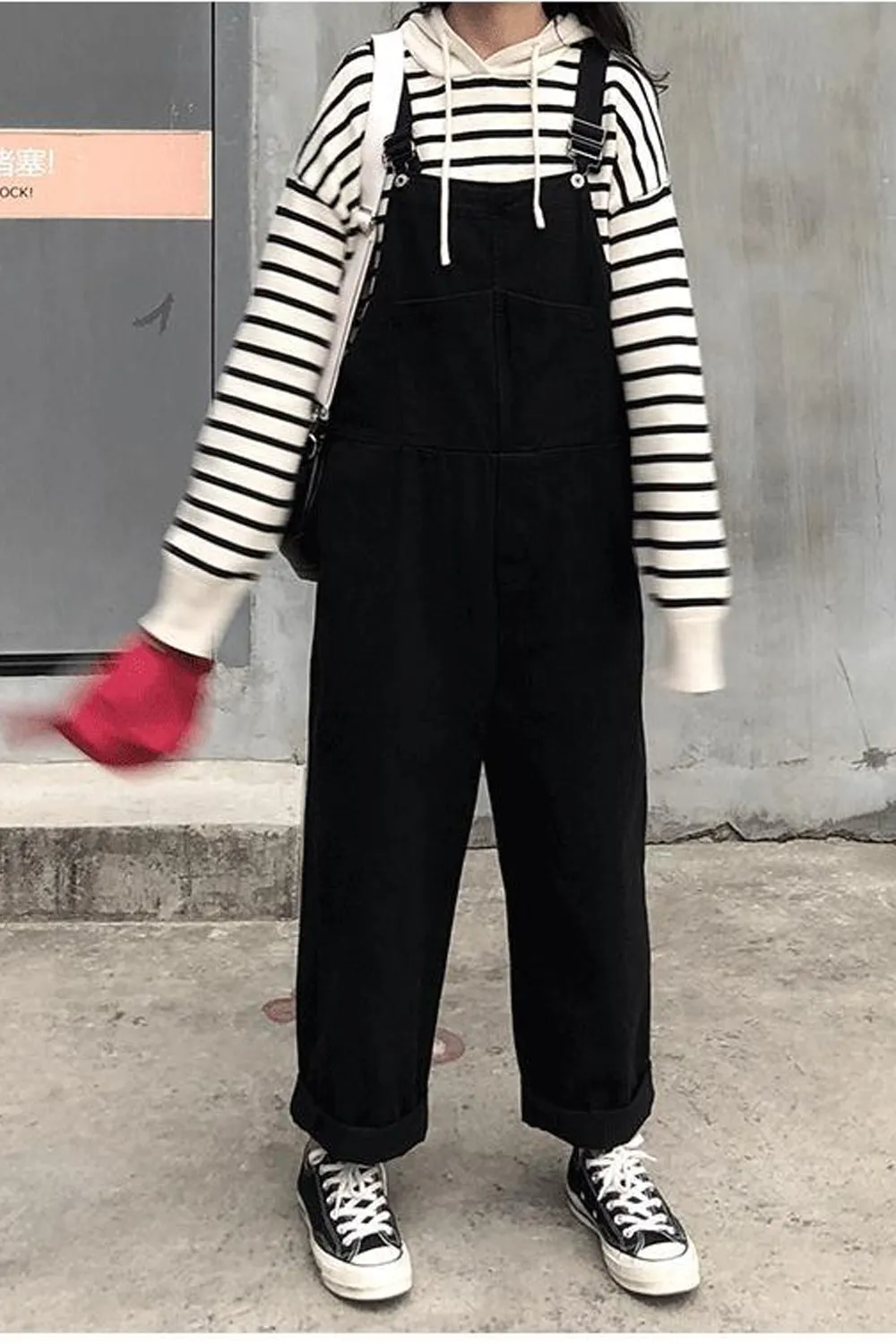 Loose Solid Wide Leg Trendy Jumpsuits