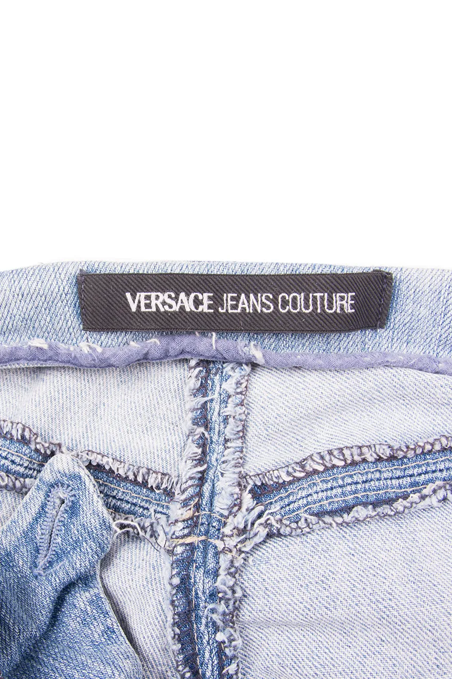 Low Rise Laceup Jeans