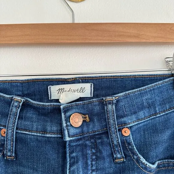 Madewell 11&quot; High-Rise Skinny Jeans in Larkwood Wash Blue 25
