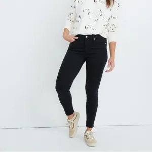 MADEWELL 9&quot; Mid-Rise Skinny Jeans in Lunar Wash: TENCEL Denim Edition {NN4}