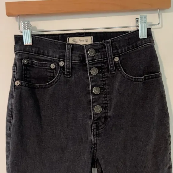 Madewell Button Front Cali Demi-Boot Jeans in Bellspring Wash