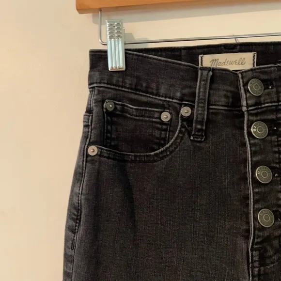 Madewell Button Front Cali Demi-Boot Jeans in Bellspring Wash