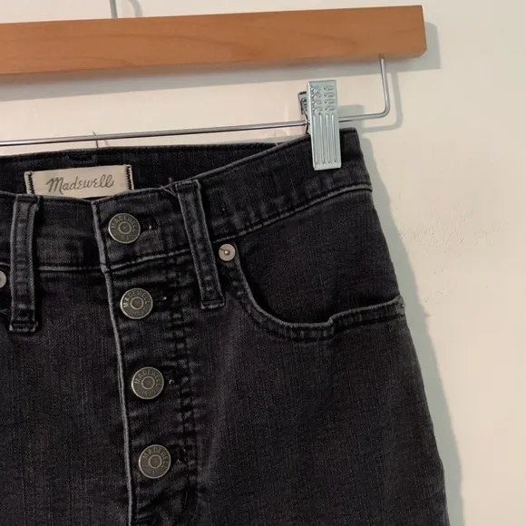 Madewell Button Front Cali Demi-Boot Jeans in Bellspring Wash