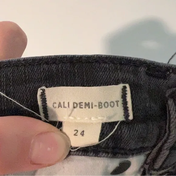 Madewell Button Front Cali Demi-Boot Jeans in Bellspring Wash