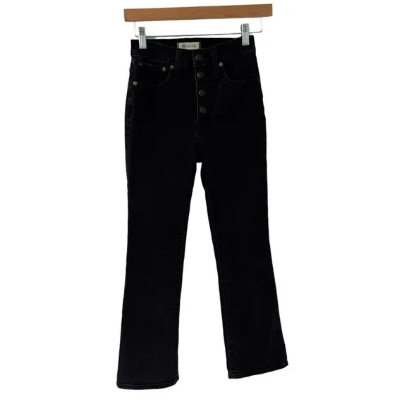 Madewell Button Front Cali Demi-Boot Jeans in Bellspring Wash