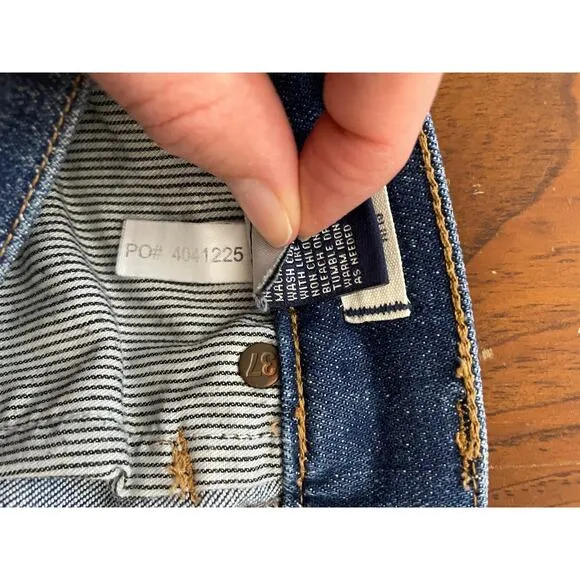 Madewell Distressed Womens Jeans Slim Boyjean Size 26 Stretch Medium Wash