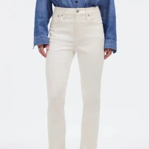 Madewell NWT Perfect Vintage Jeans Size 26 High Rise Tile White