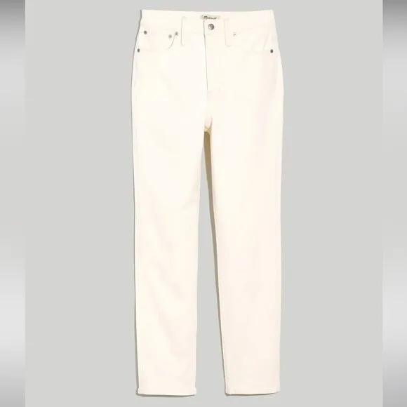 Madewell NWT Petite Perfect Vintage Jeans Size 29P High Rise in Tile White