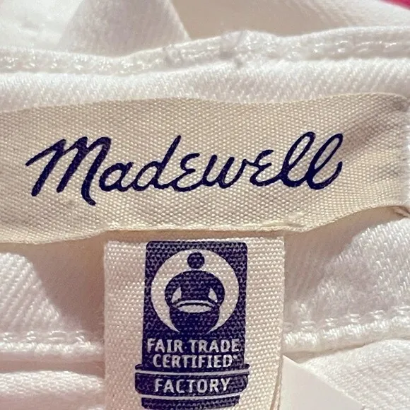 Madewell NWT Petite Perfect Vintage Jeans Size 29P High Rise in Tile White