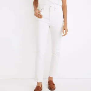 Madewell NWT Tall Perfect Vintage Jean Size 30T High Rise in White