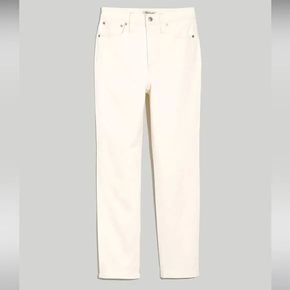 Madewell NWT Tall Perfect Vintage Jean Size 30T High Rise in White