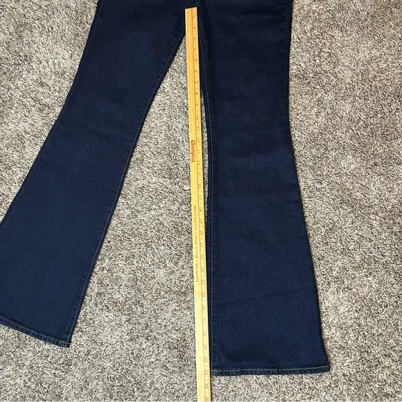 Madewell Skinny Flare Womens Size 26 Dark Wash Blue Jeans High Rise
