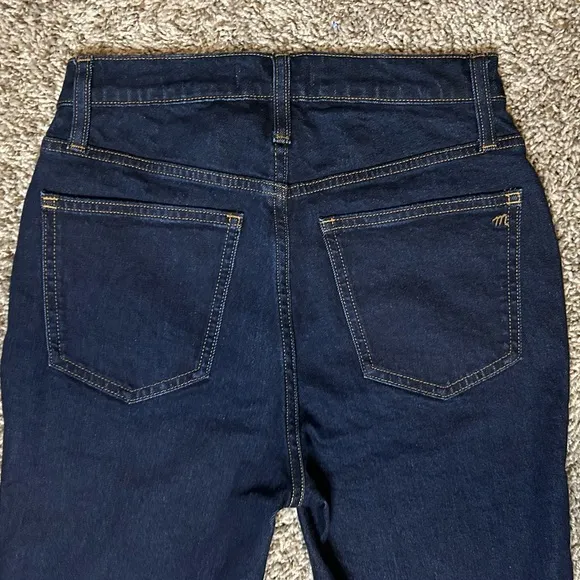 Madewell Skinny Flare Womens Size 26 Dark Wash Blue Jeans High Rise